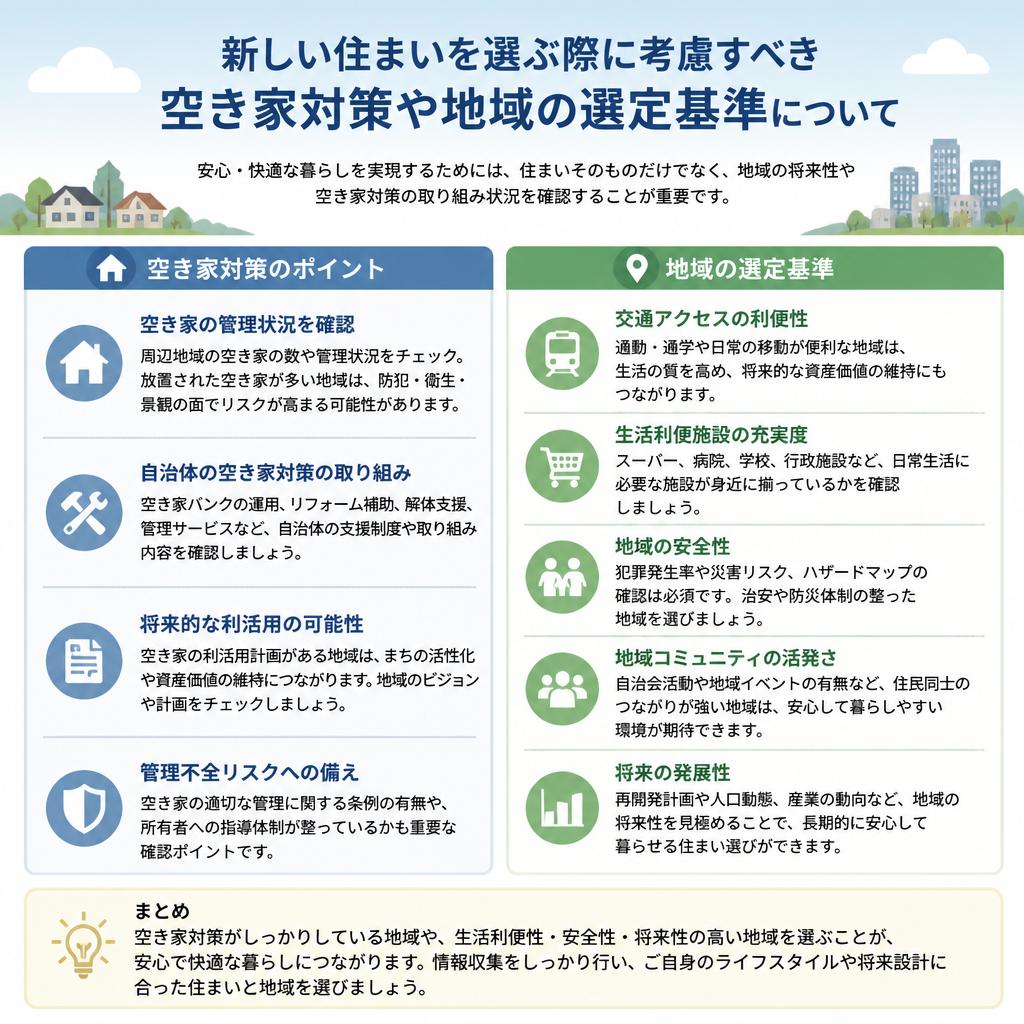 住まいの選び方と空き家対策